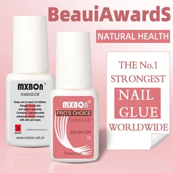 Strong Adhesive Nail Glue Brush On Nail Glue for Acrylic Nail Tips Quick-Drying & Long-Lasting for False Nails Tips Adhesion Gel