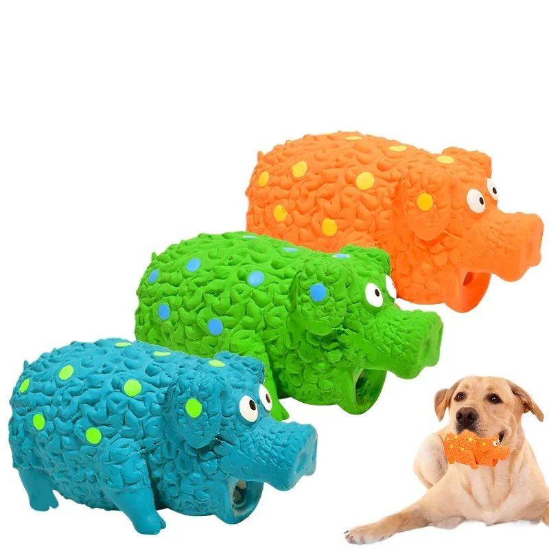 

Pets Dog Toys Screaming Pig Sound Toy Puppy Bite Resistant Chew Toy Interactive Squeaky Dog Toy Puppy Accessories Pet Supplies