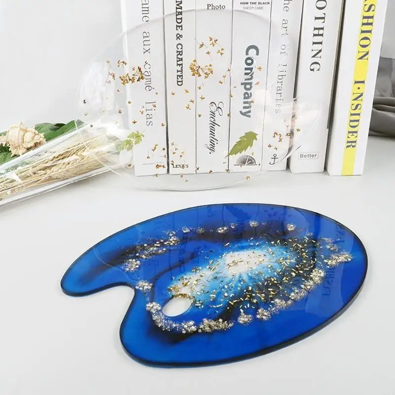 Artist Paint Palette Silicone Mold Agate Resin Epoxy Molds for Nail Art