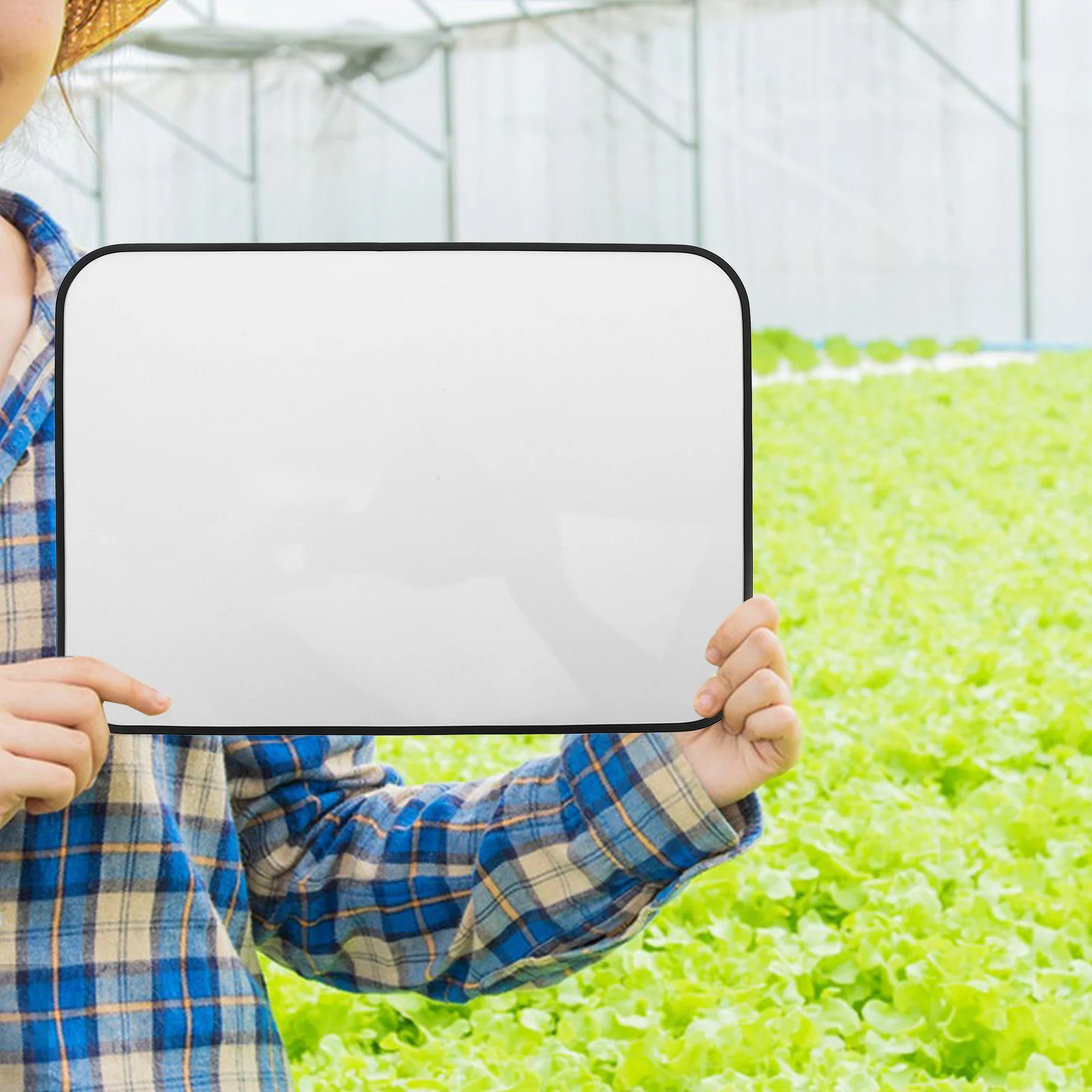 لوح مسح جاف مغناطيسي صغير مثبت على الحائط، سبورة بيضاء معلقة، إطار من الألومنيوم، سطح كتابة قابل للمسح للمكتب والمنزل والفصول الدراسية