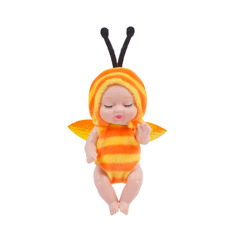 Clearance_2pcs 13cm Sleep Baby Doll New Fashion Simulation Rebirth Dolls Mini Cute Doll Cartoon Animal Kids Toy for Children Bir image 5