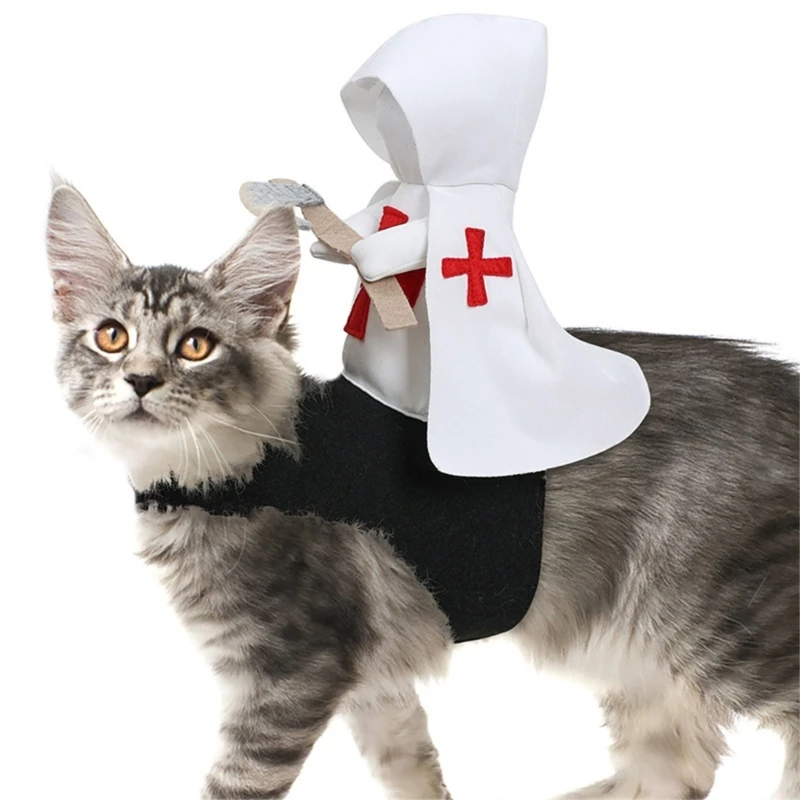 

Cats Dog Funny Killers Cosplay Crusader Costume 3D Knight Soft Comfortable Costume Accessories Dress Up