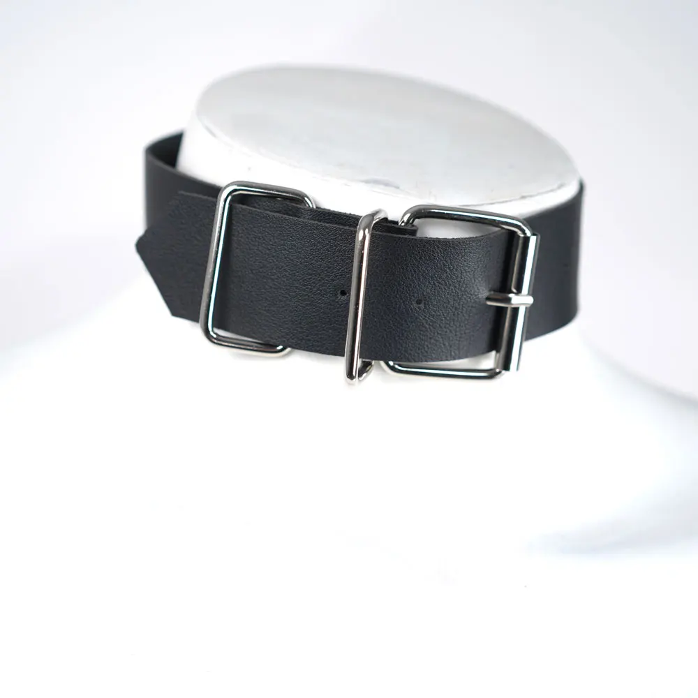 Harajuku Gothic Punk Bdsm Collar Choker Neck Arm Bondage Pu Leather Belts For Men Gay Erotic Sexual Fetish Leather Harness