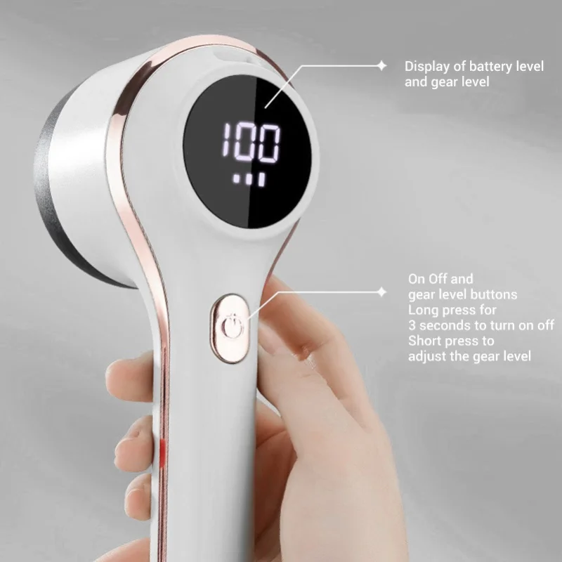 Digital Display Rechargeable Electric Lint Remover Multifunctional Fuzz Remover For Clothes Furniture