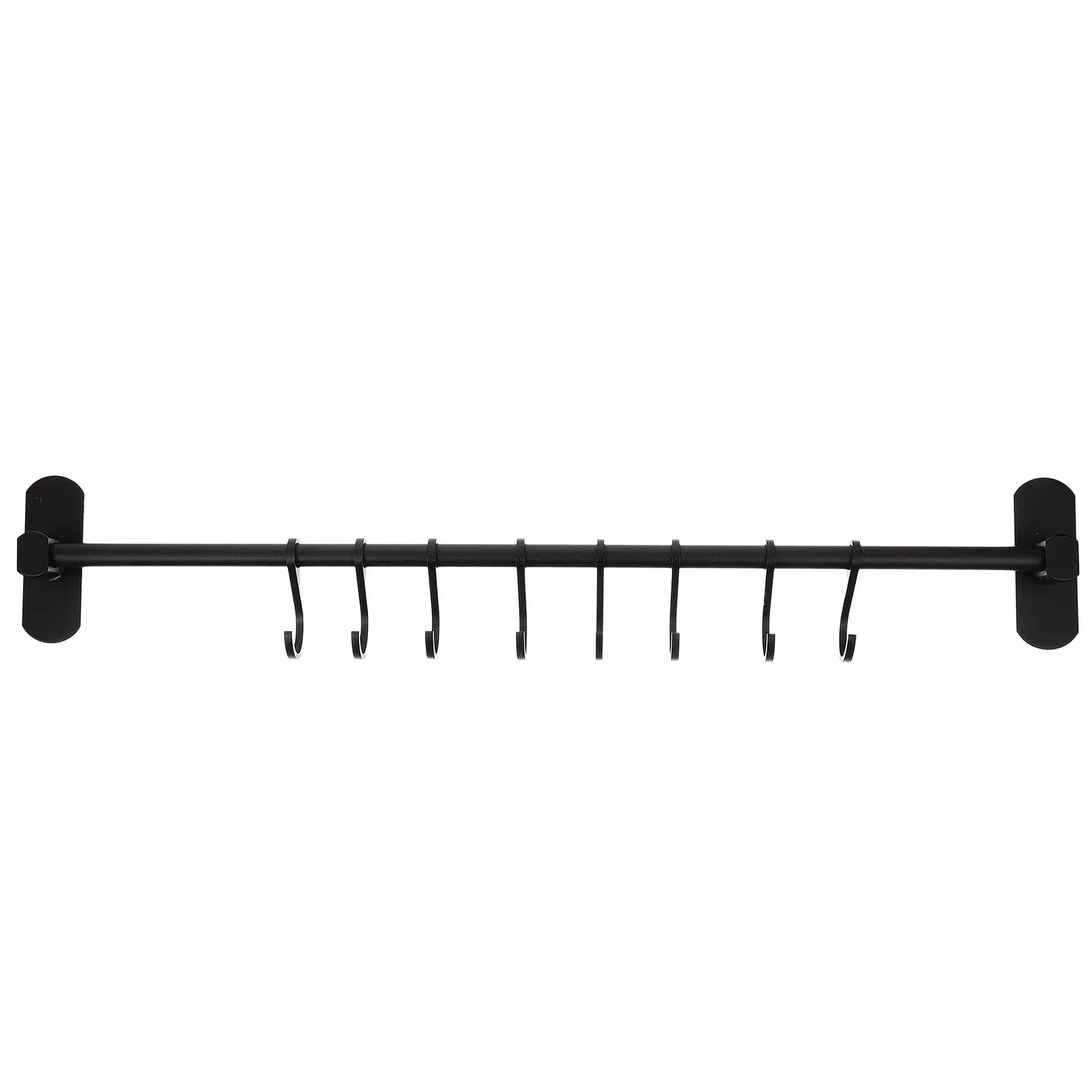 

No Punching Wall Hooks Aluminum Coat Rack Compact Durable Multi-purpose Garment Holder Key Bedroom Storage Easy Install