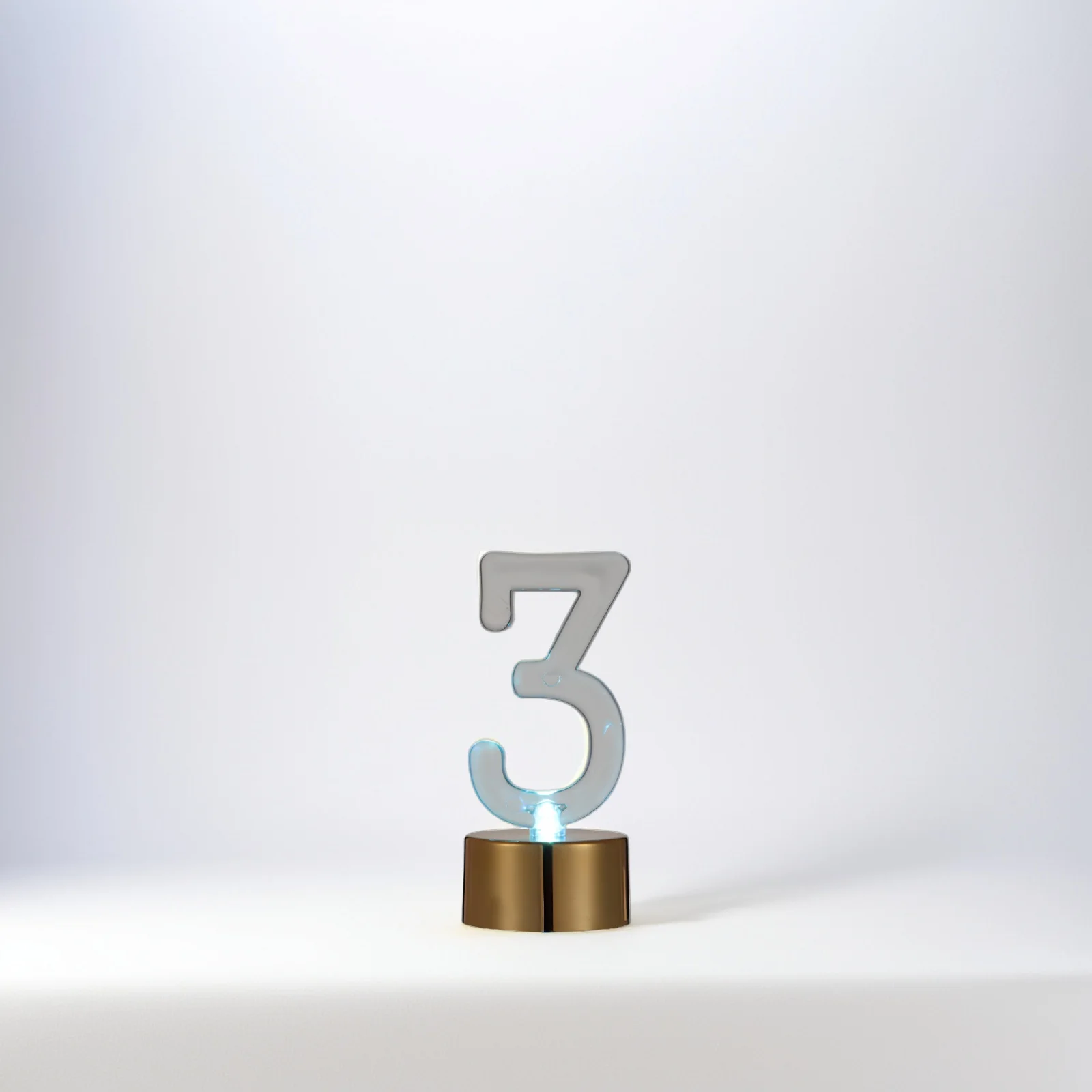 10 قطعة أضواء أرقام LED عديمة اللهب عيد ميلاد مصابيح الزخرفية دخاني آمنة ديكور الحفلات عدد أضواء #2