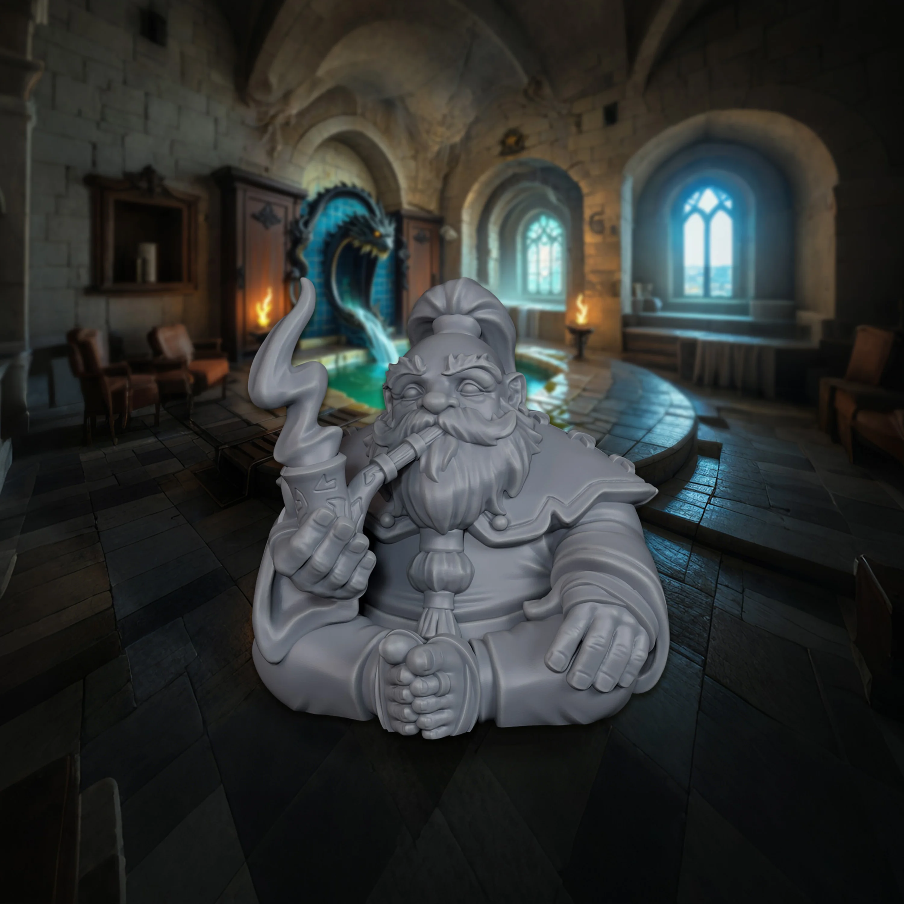 Dwarf Family Miniature Set for - Resin Art Toys ulasan dan harga