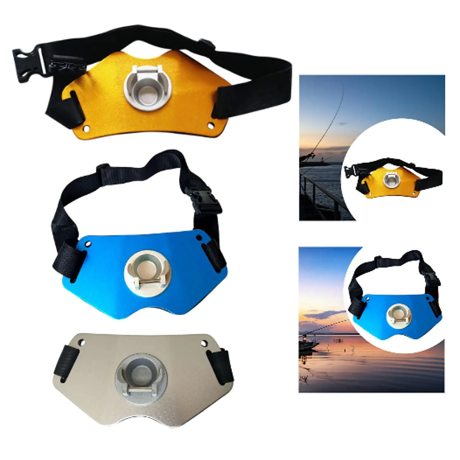 Fishing Fighting Waist Belt Fishing Accessories Portable Fishing Pole Belts