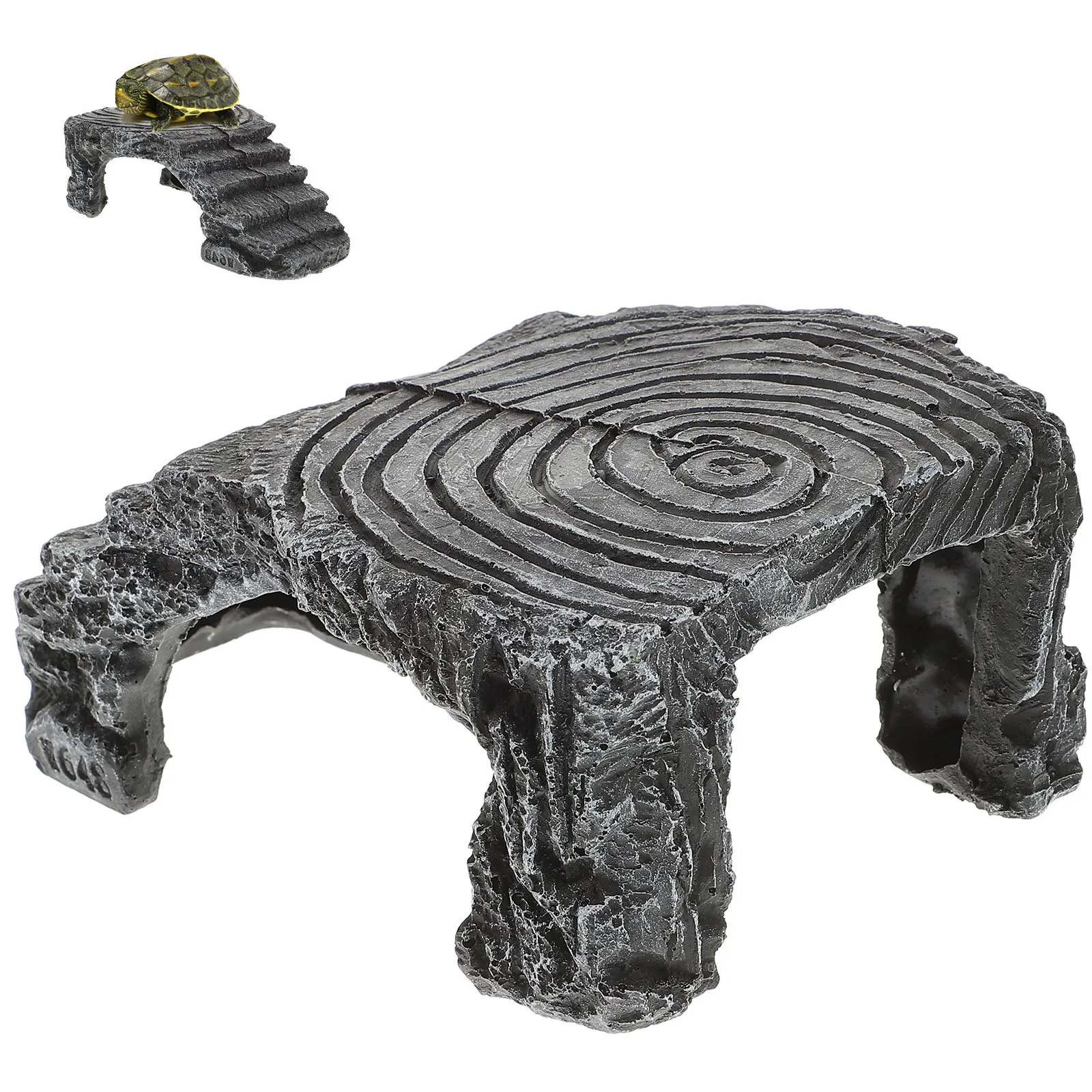 

Resin Turtle Basking Platform Floating Rest Spot For Turtles Terrapins Reptile Climbing Dock Aquarium Terrace Pet