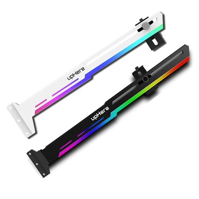 Suporte a placa gráfica VGA, GPU Bracket Frame, RGB Luminous Poluição Lâmpada Decoração, Computador 5V ARGB AURA SYNC