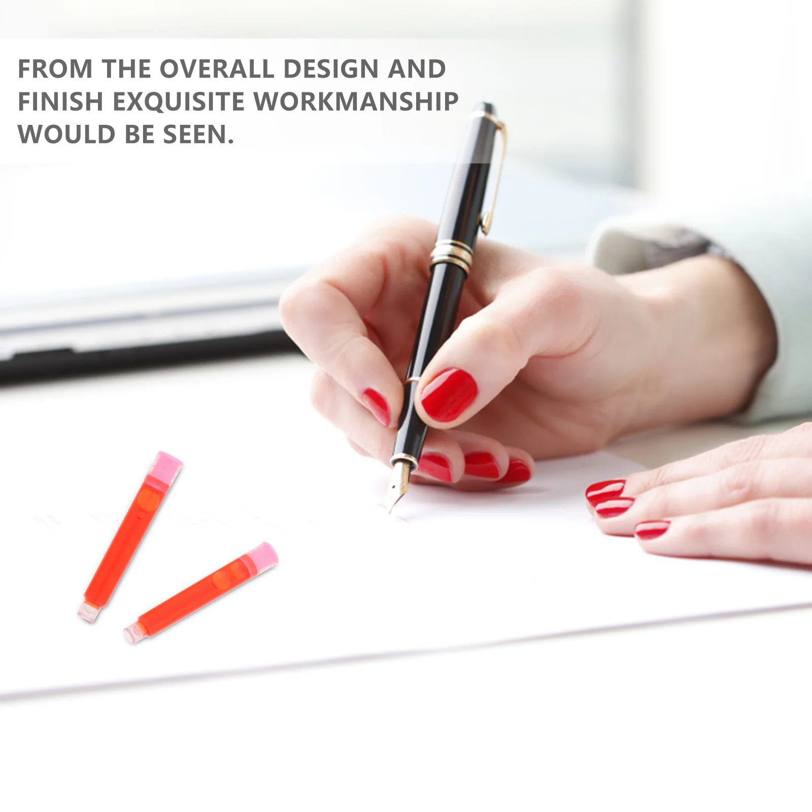 

50 шт., красочные стираемые чернильные ручки, инструмент для заправки, прочный пластиковый материал, аккуратные жидкие чернила, изысканный опыт