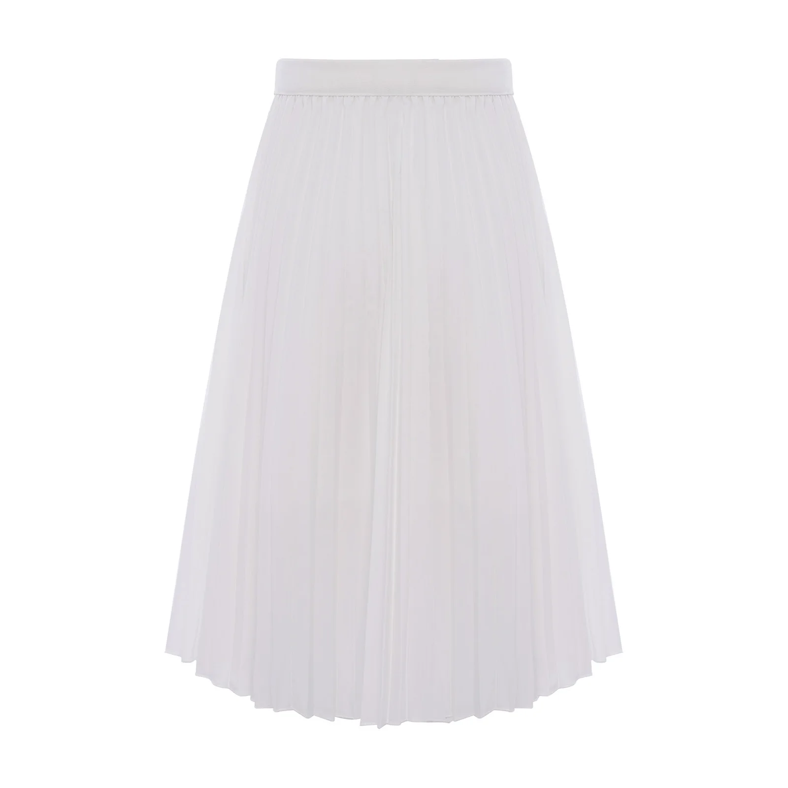Maxirok voor kinderen, meisjes, hoge taille, elastische taille, effen kleur, A-lijn, geplooide rokken met voering voor verjaardagsfeestje, vakantie, strand