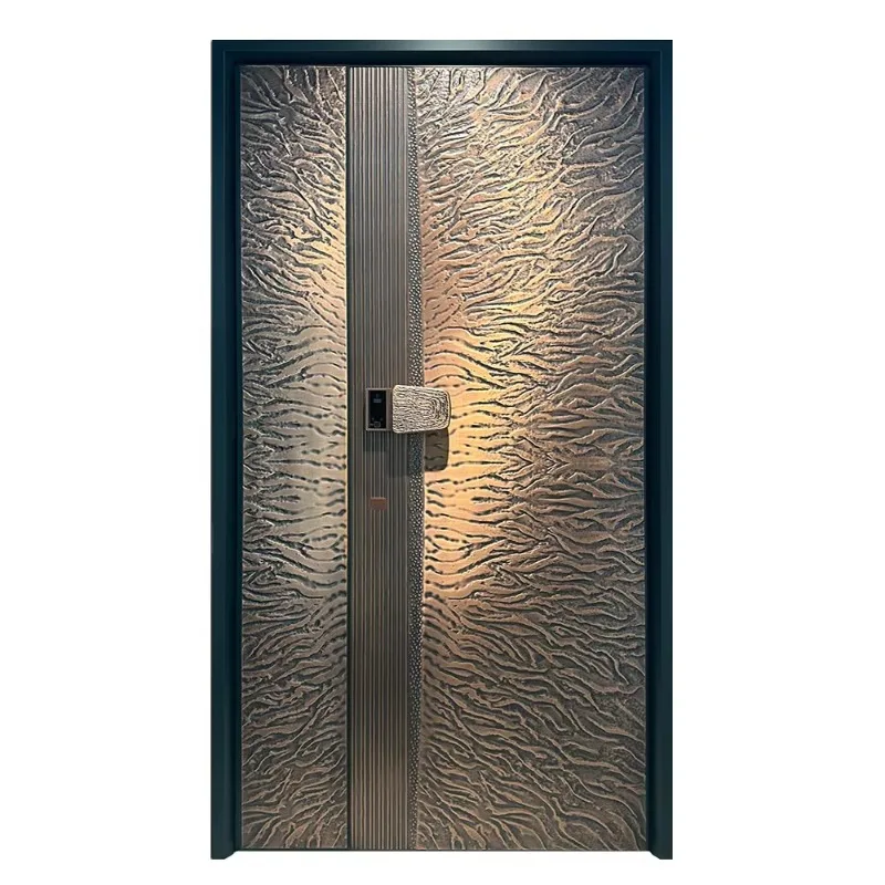 Metal Entrance Security Front Door Bulletproof Anti-Theft Security Housing Apartment Exterior Door