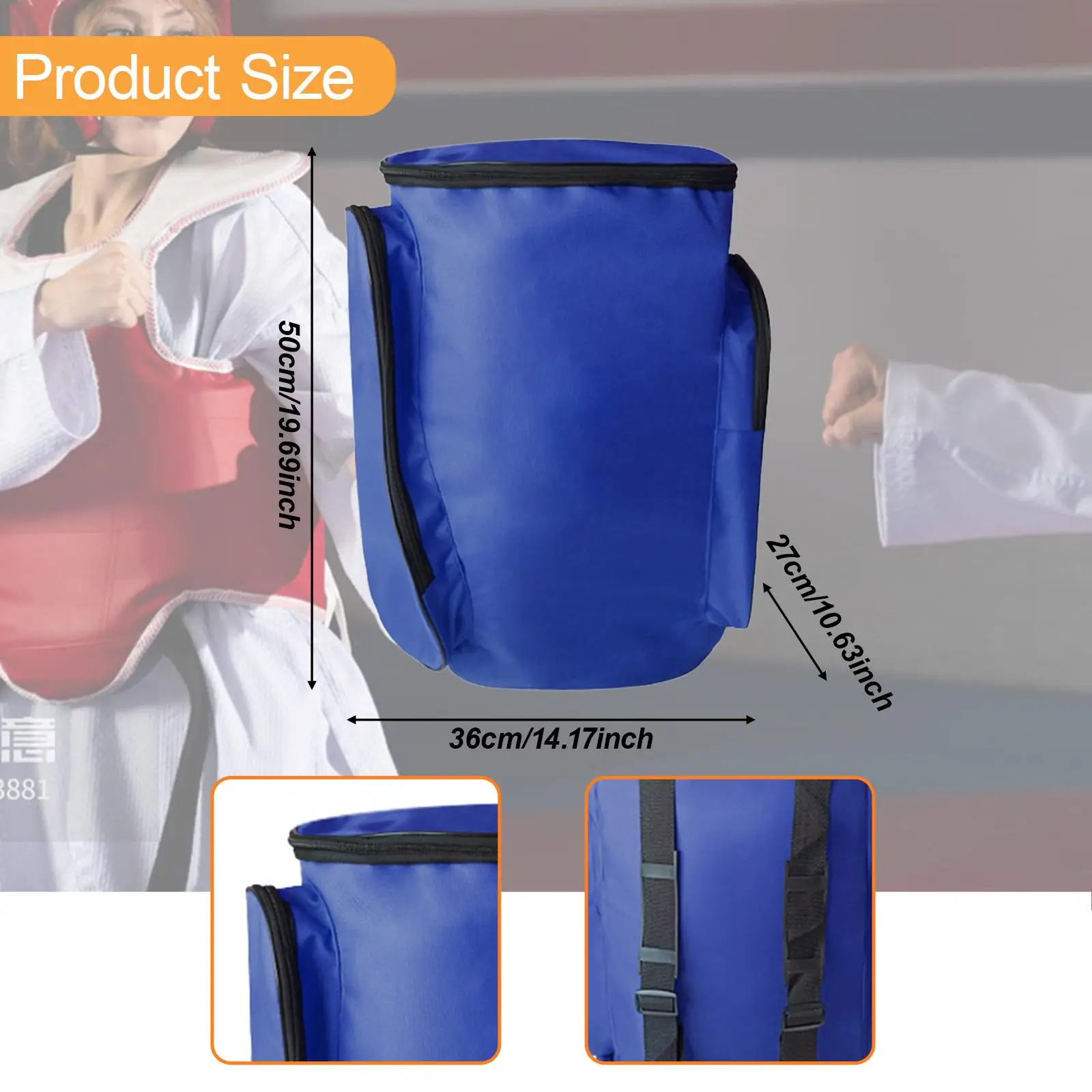 

Taekwondo Bag Large Capacity Backpack Durable Polyester Mesh Bag for Gym Fitness Sport Training