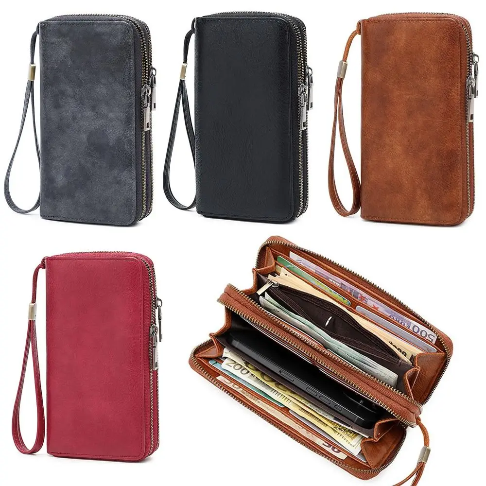 Multifunctional RFID Blocking Wallet High-quality Large Capacity Large Capacity Wallet PU Leather Card Holder Card Storage