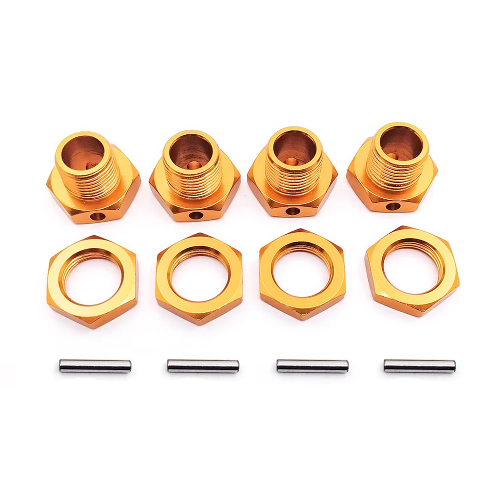 Aluminum Alloy Hex Combiner 94762 94081 Wheel Hub 17mm Hexagon Adapter Metal Hex Nut 81011 for HSP 1/8 RC Cars