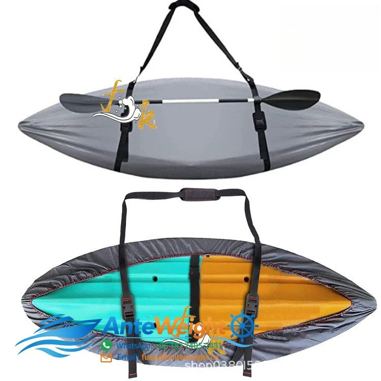 420D Waterproof Kayak Cover, Dustproof Canoe Shield | Outdoor UV & Rain Protection for Kayak Storage