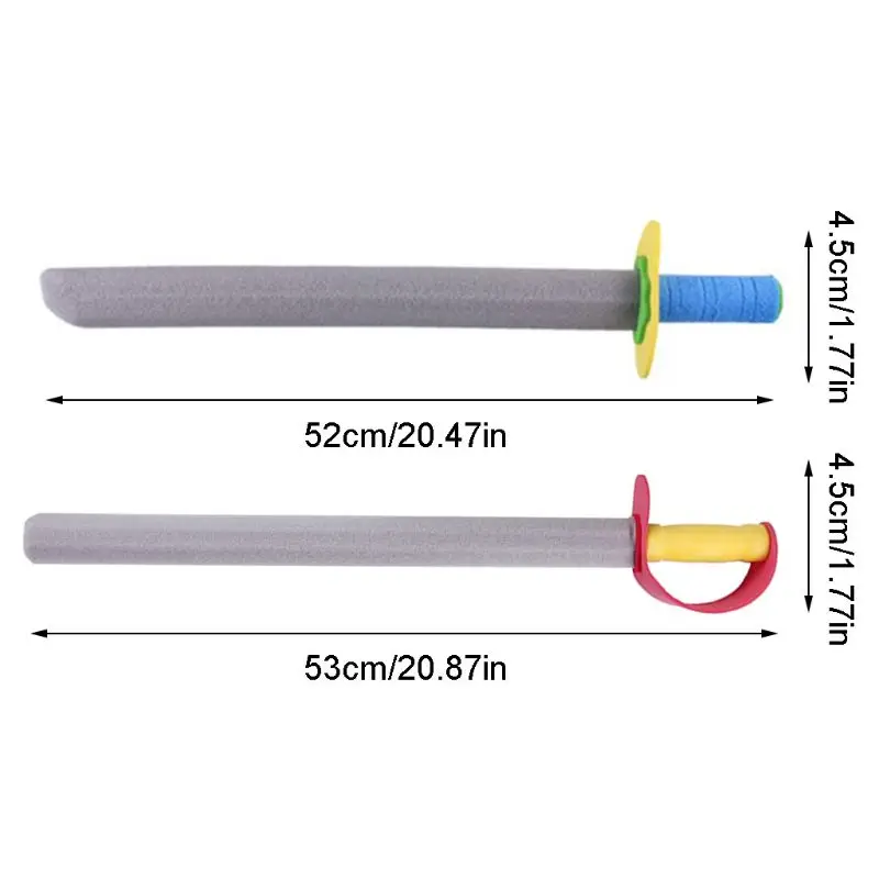 jouets bouclier épée en mousse pour enfants, 4 pièces, fausse épée pour jeu simulation, armes chevalier jouets