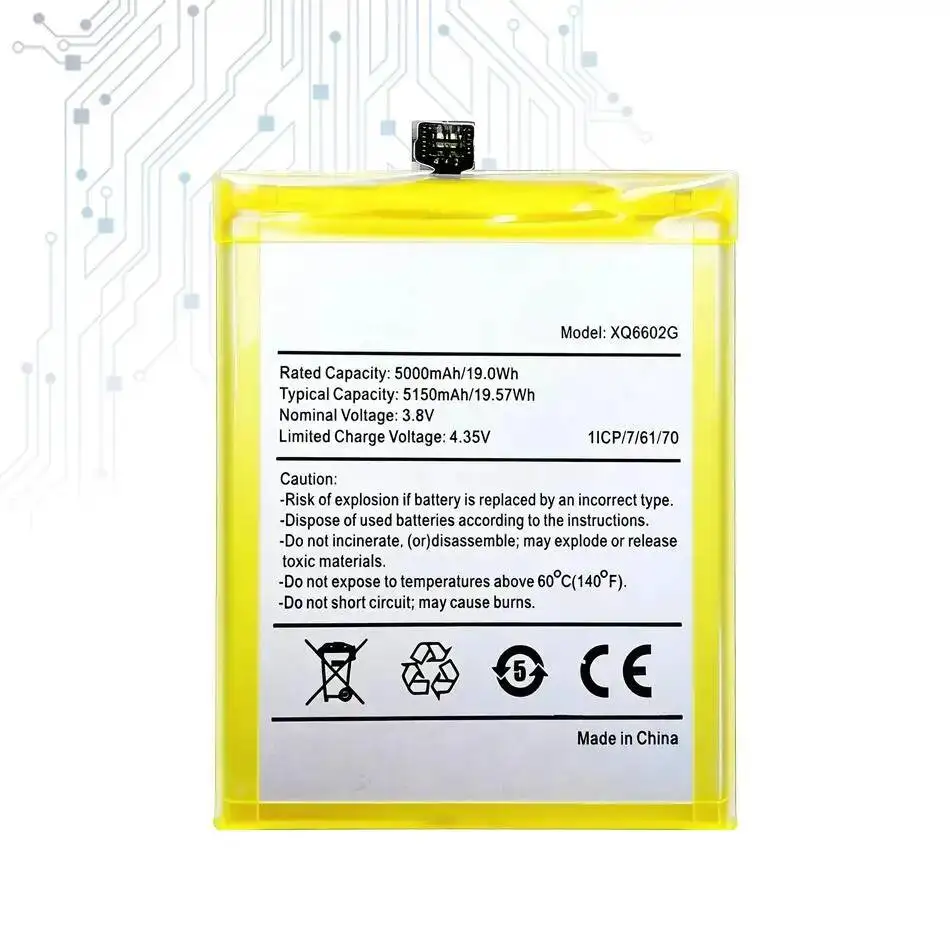 Reliable Power Supply 4050Mah XQ6602G S62 Mobile Phone Battery For Caterpillar Cat