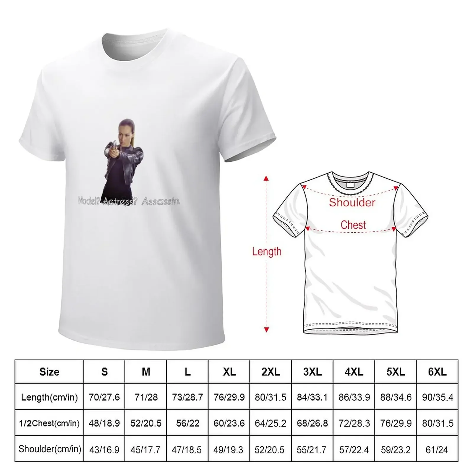 Nikita - Model? Actress? Assassin. T-Shirt cute tops blanks plain white t shirts men