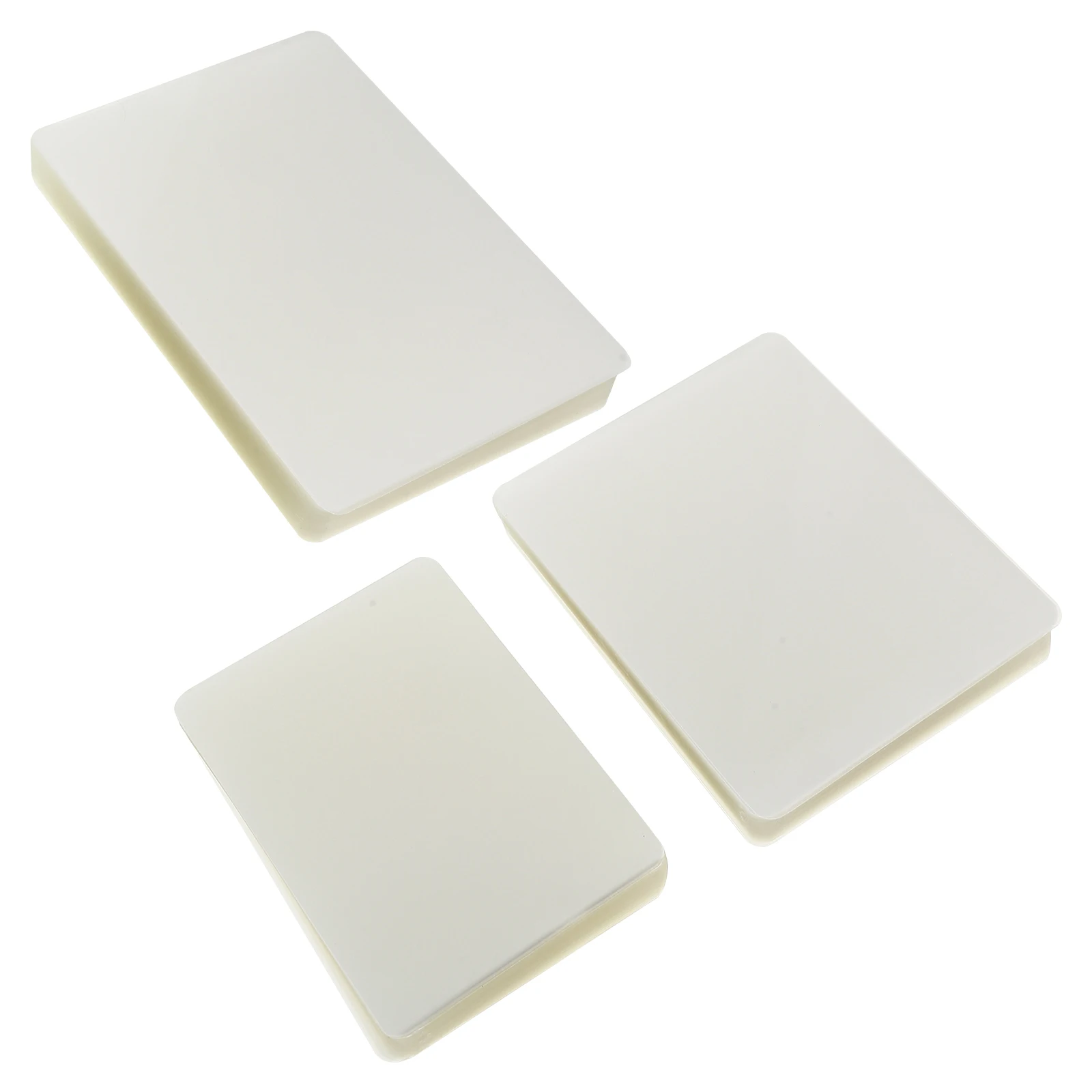 

3 set 3 Sets Photo Laminating Film Clear Protective Plastic Sheets Waterproof For Pictures Files Cards Display Storage