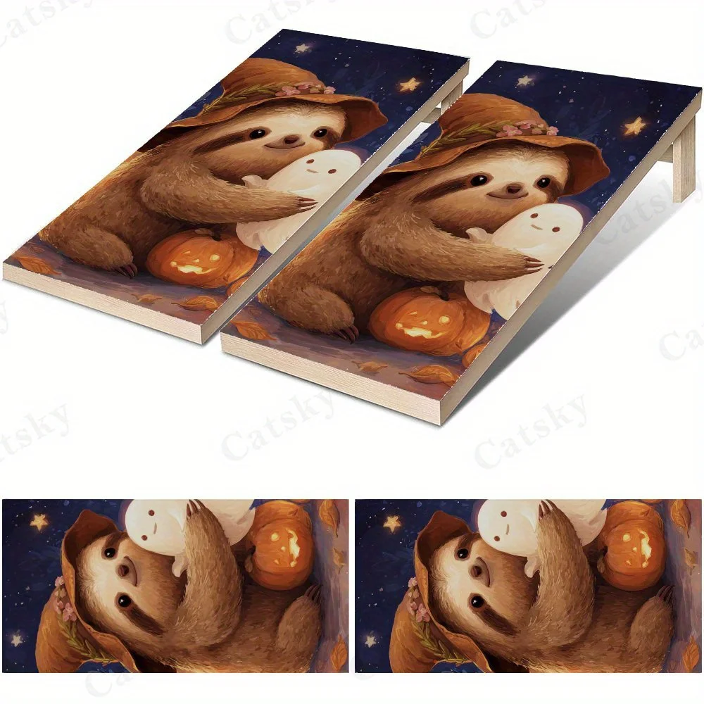 

Halloween Sloth Sticker,High Value! 2D Flat Vinyl Sandboard Decals - Budget-Friendly and High Value, Bubble-Free and Easy to Sti