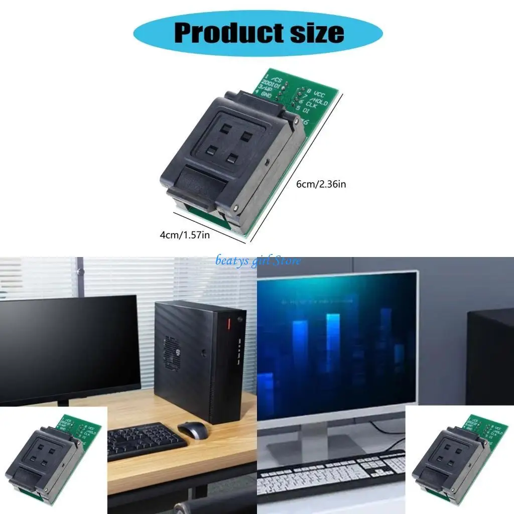 

C7AB надежный адаптер тестового розетки BGA24 для тестирования и отладки флэш -чипа