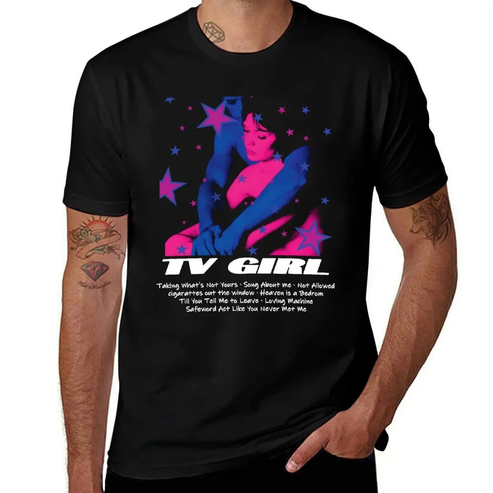 

TV Girl Vintage T-Shirt funny shirt cotton shirts graphic tees for a boy Blouse mens t shirts top quality
