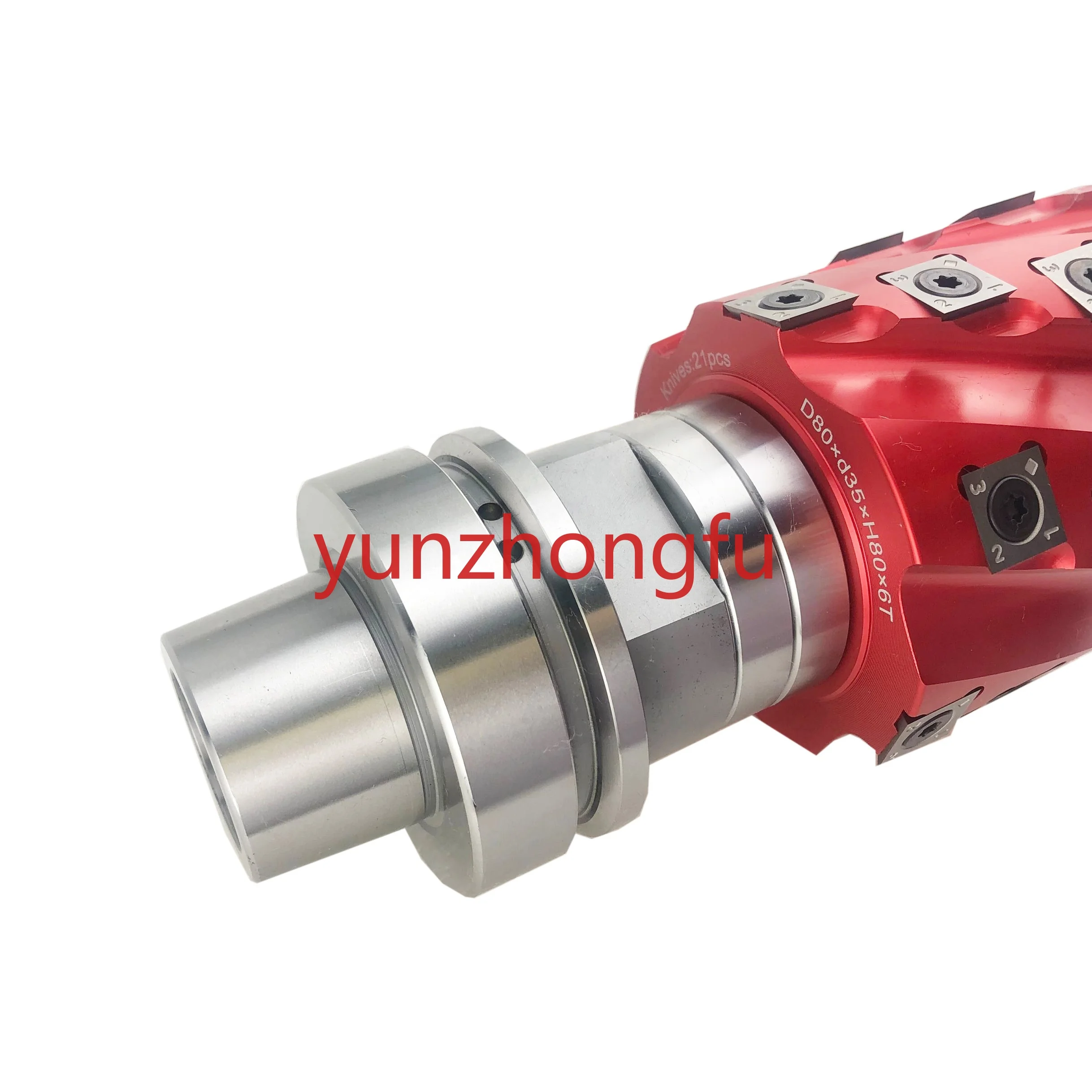 Imagem -05 - Cabeça de Corte Espiral para Carpintaria Moldeador de Eixo Faca de Corte de Madeira com Suporte Hsk F63