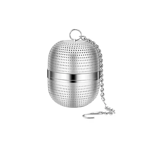 Stainless Steel Tea Infuser with Chain Tea Strainer Tea Diffuser Fine Mesh Filters Spice Coffee Filter Teaware Tea Ball Infuser