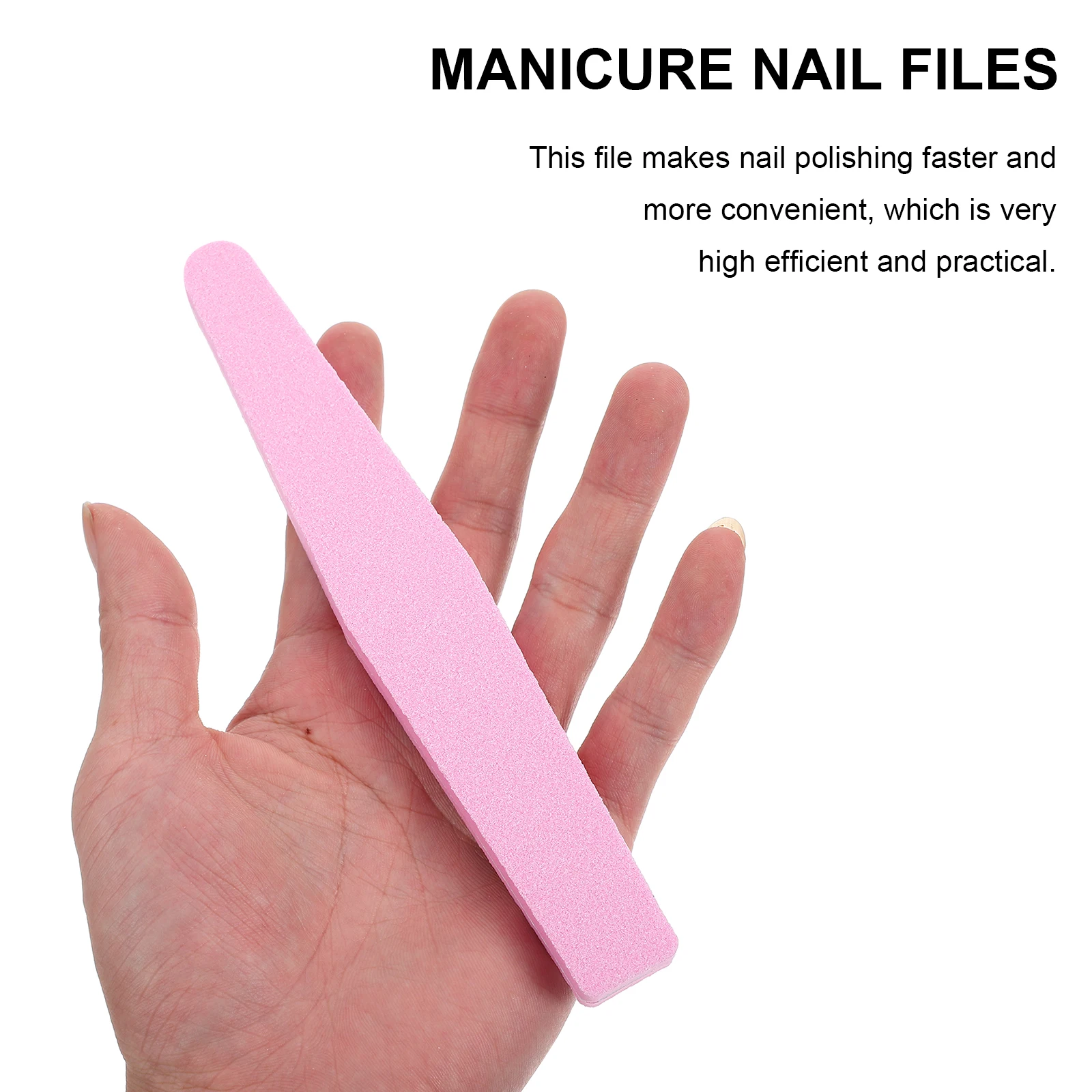 

20Pcs Nail Files Professional Manicure Tools Nail Art Buffers Natural Nails Pedicure File Supplies Salon Use Manicure Supplies