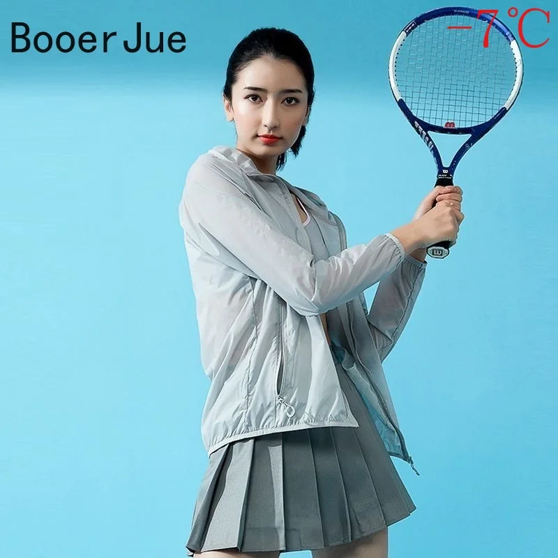 UPF50+ UV-proof Breathable Quick Dry Cycling Coats Summer Thin Sun Protection Jacket Outdoor Sports Running Hooded Loose Casual