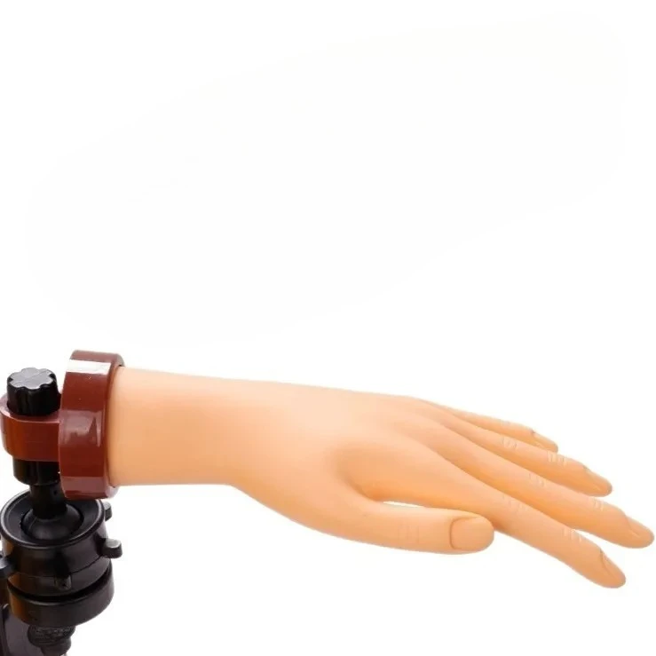 Flexible Silicone Nail Practice Hand Model, Bendable