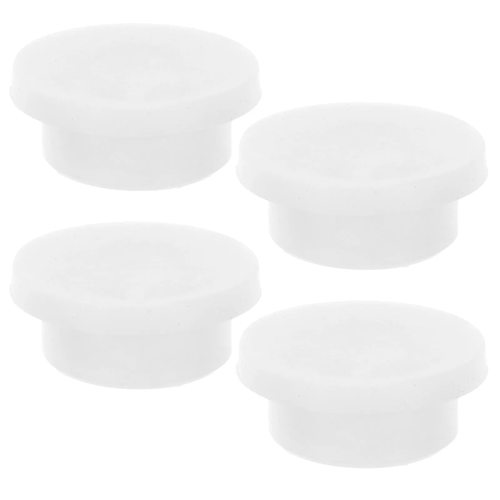 

4Pcs Bathroom Sink Overflow Ring Cover Rubber White Washbasin Overflow Hole Plug Drain Cap Leak Prevention Easy Install