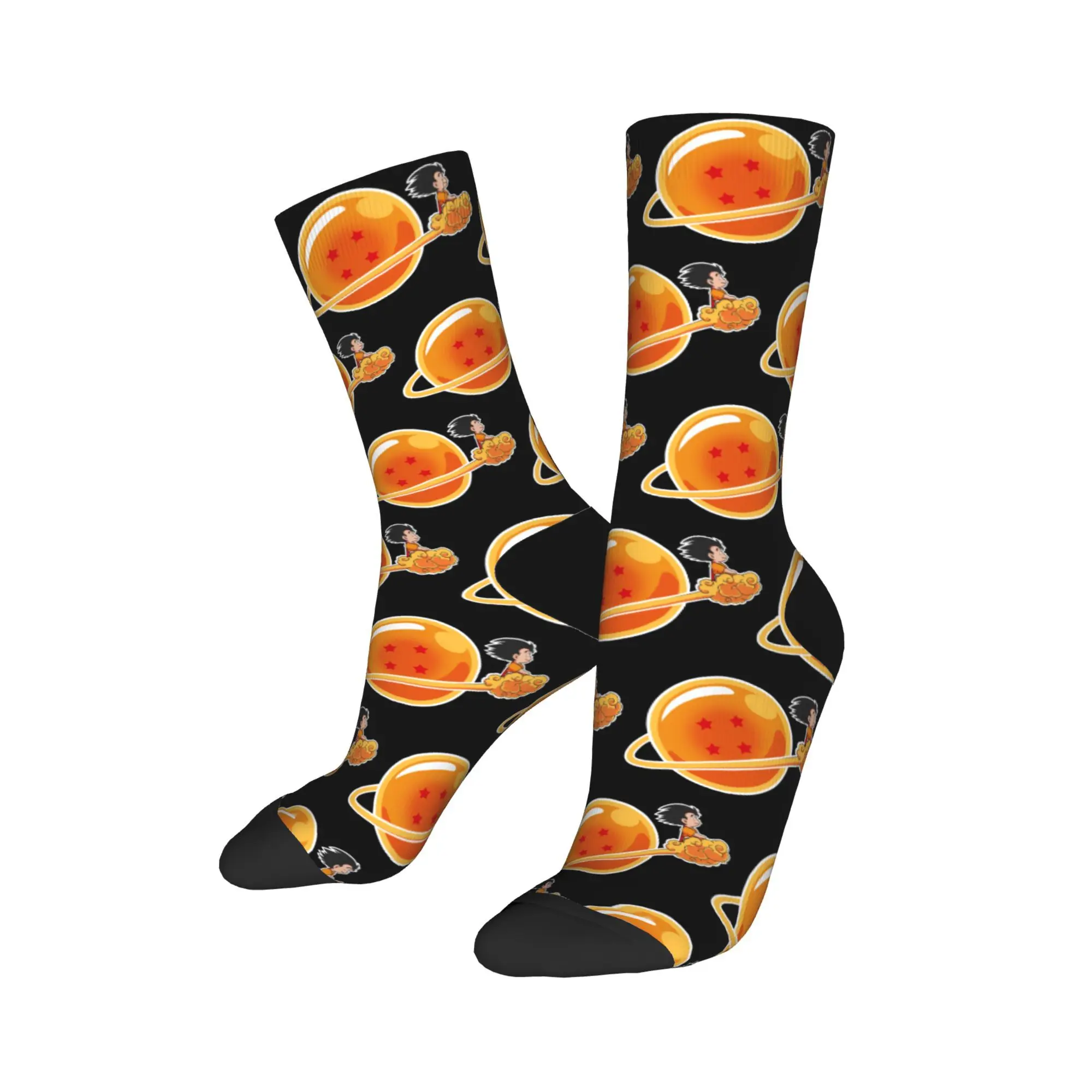 dragon ball 4-Star Destiny Socks Men's Women's Polyester Casual  Socks High Quality Middle Tube Stockings Gift