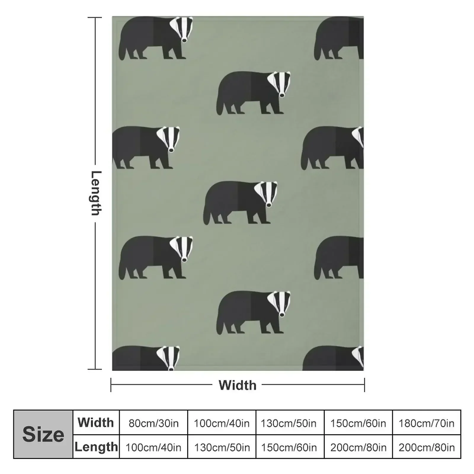 Badger parade Throw Blanket Softest Plaid on the sofa wednesday Blankets