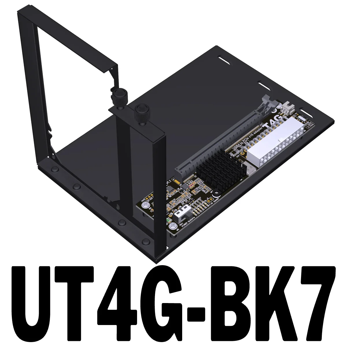 ADT UT4G 80cm Notebook Graphics Card External with Bracket USB4 To PCIe 4.0 X4 Docking Station Compatible with Thunderbolt 3/4