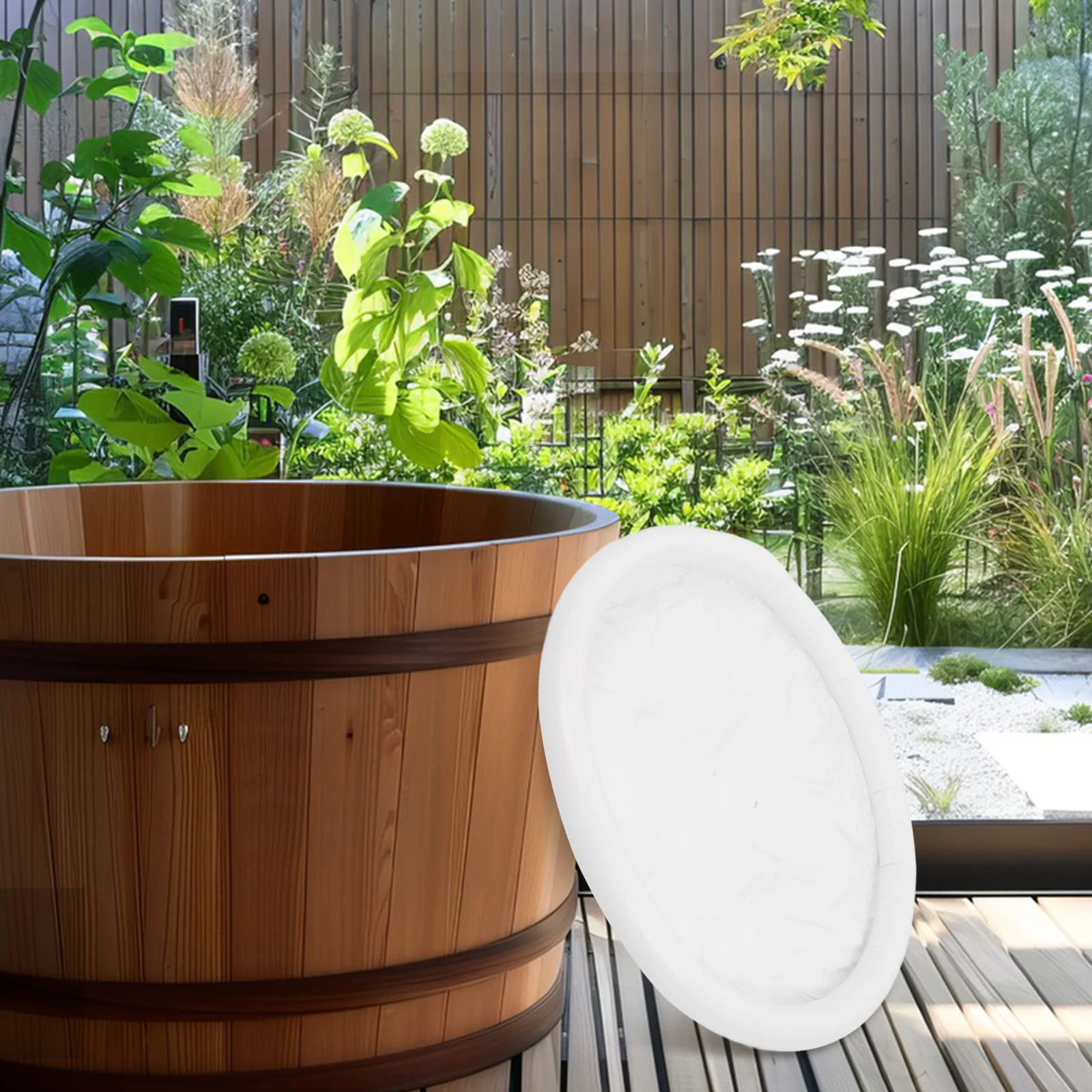 

Inflatable Bath Tub Cover Foldable Pvc Spa Bathtub Lid Portable Ice Bath Hood For Home Travel Soaking Tub Accessory