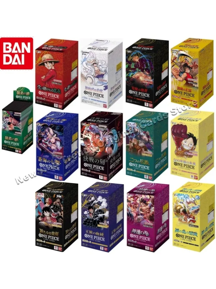 One Piece japanische Version Kartenspiel OP01-OP16 Komplette Serie Ergänzungspackung Originalbox Anime-Sammelkarte Yonko erscheint
