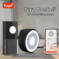 Tuya Wireless Smart Doorbell Outdoor Waterproof 200M Home Welcome Ring Door Bell Wireless 58 Songs 433MHZ Wireless Door Chime