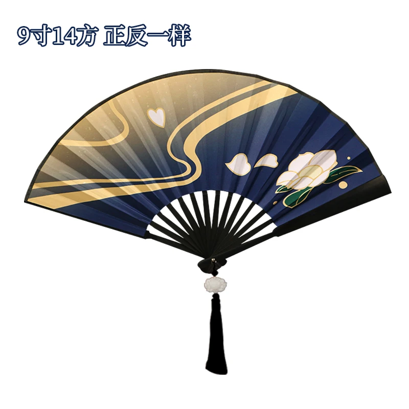 Game Genshin Impact Kamisato Ayaka Cosplay Props Fan Vrouwen Mannen Project Verlichten De Warmte Fan Party Maskerade Accessoires Geschenken