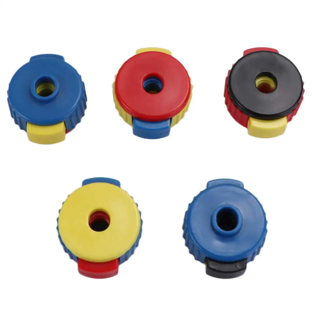 5Pcs Push-on Design Cymbal Mate Drum Accessories Attach and Remove Fixed Buckle Quick Release Cymbal Mates Mix Color Plastic