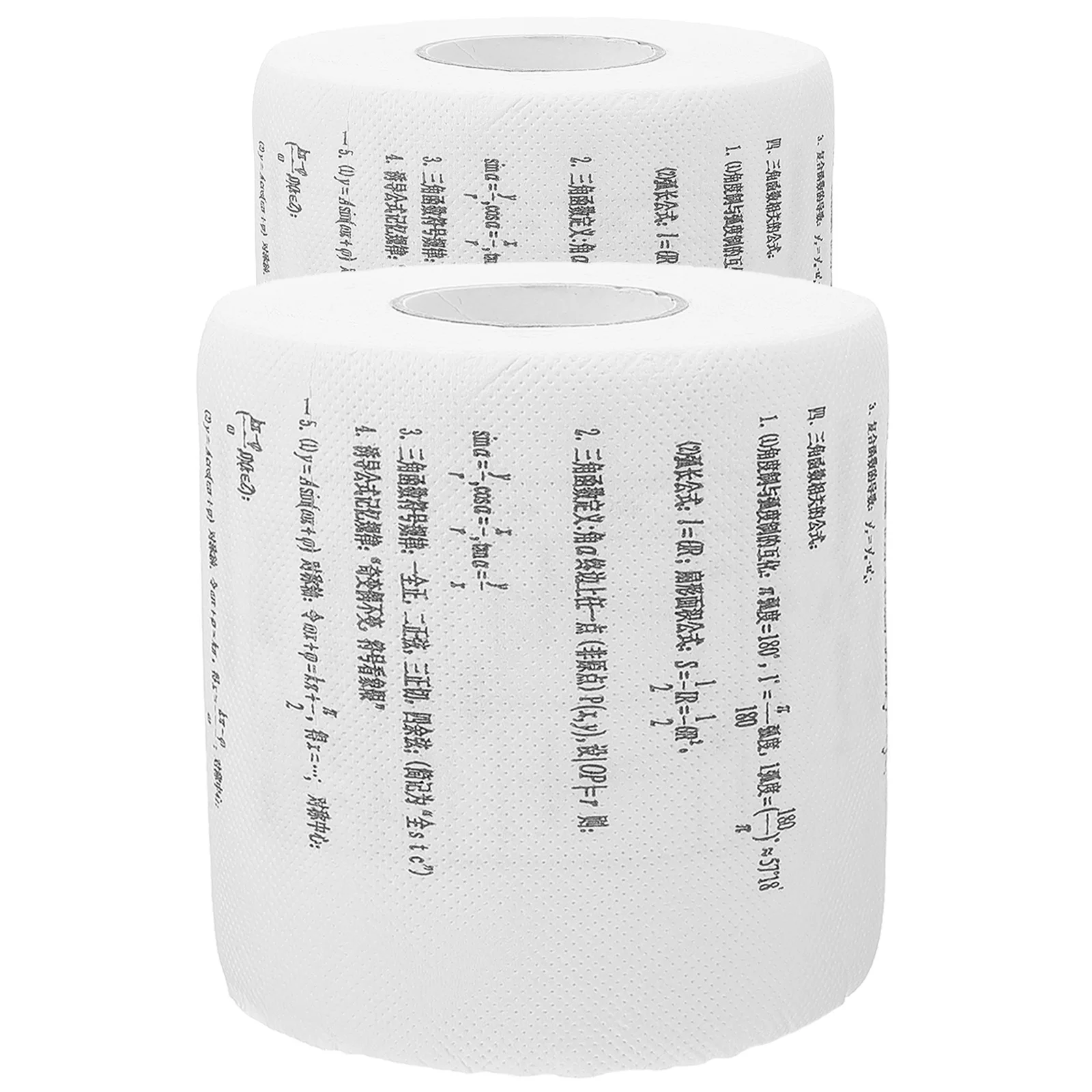 مضحك الرياضيات صيغة ورق التواليت 2 لفات التصميم الإبداعي لينة مريحة العناية بالبشرة العملي الجميل لوازم الحفلات السائبة #4