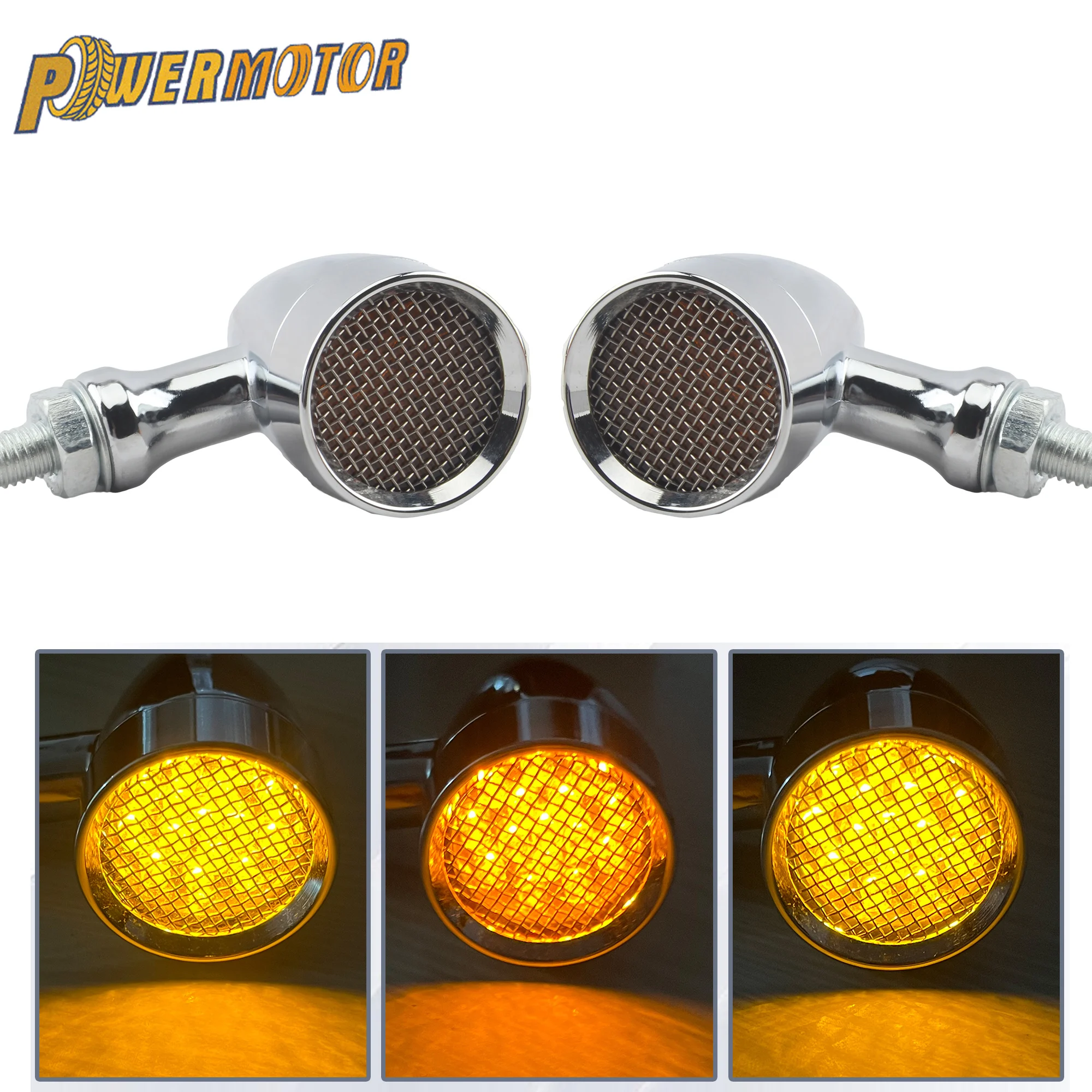 

Motorcycle Turn Signals Lamp 12V Motorbike Flashing Stop Blinker Light For Harley Street Glide Honda Suzuki Tuning Spare Parts
