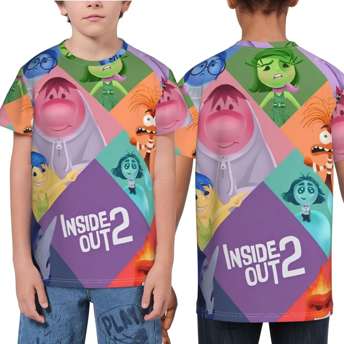 Inside Out 2 3D Print Characters T Shirt For Boy Girl keyword1 Street Style Comfortable T-Shirts Hot Spring Fashion Tees Clothes