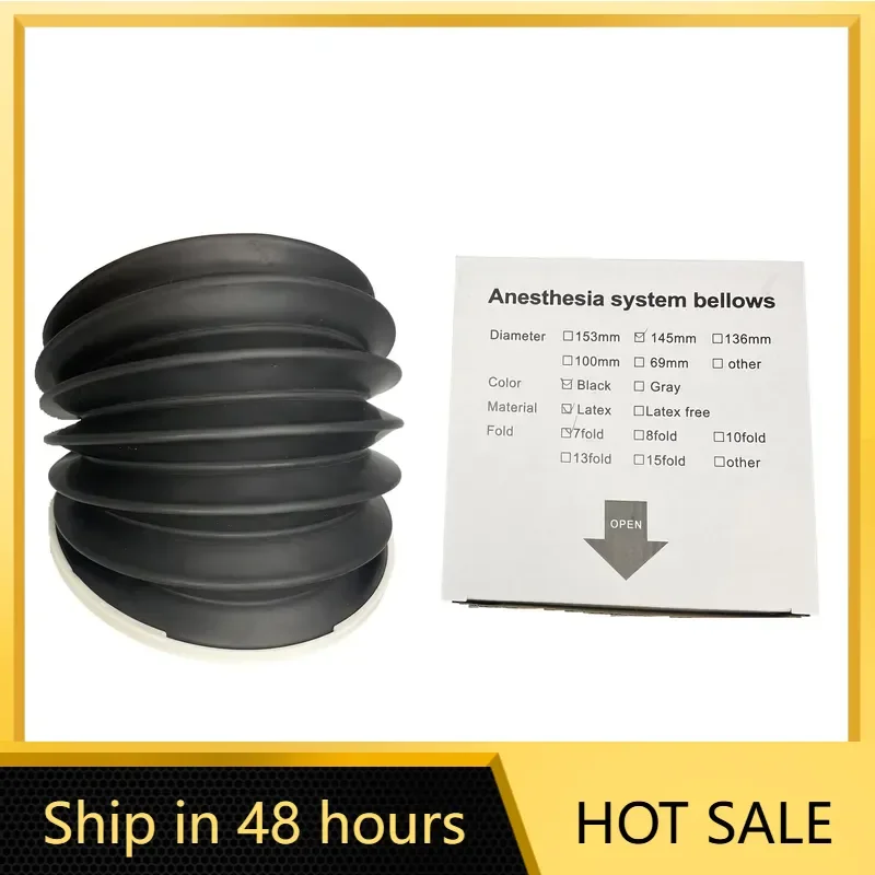 Bellow Black Bellows Diameter 145 Mm, 7 / 8 Folds