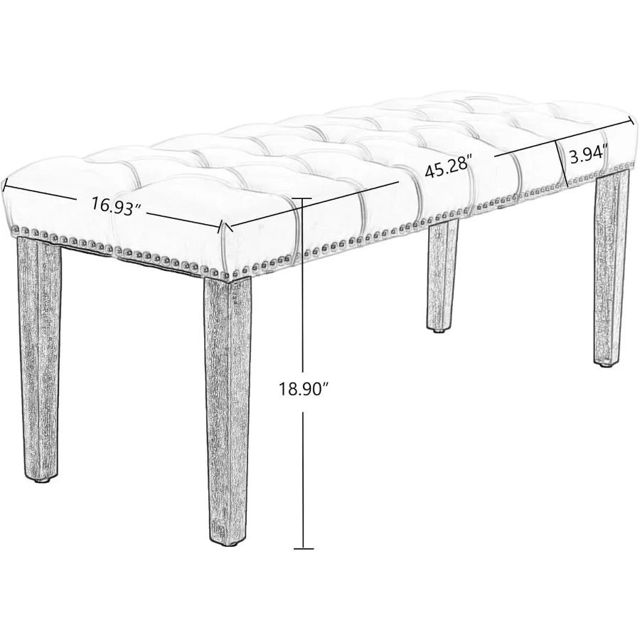 مقعد عثماني معنقدة من القطيفة مع تنجيد مخملي أنيق ومسند للقدمين ومقعد مميز لمدخل غرفة الطعام وغرفة المعيشة #2