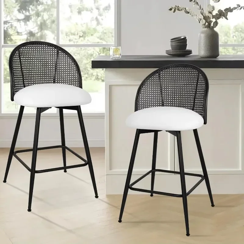 Armless lounge chair high chair bar stool restaurant seat set rattan bar restaurant comfortable and convenient