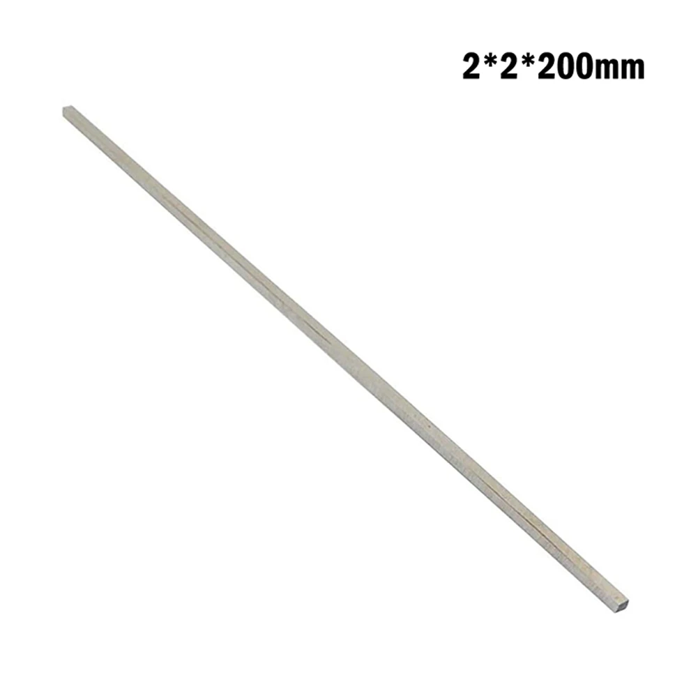 White Steel Bar CNC Lathe Tools HSS Square Steel Bar 200mm Milling Turning Steel Strip For DIY Lathe Cutting Tool