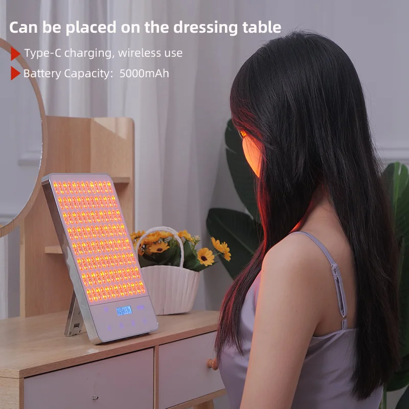 VLVEE 312LED appareil de luminothérapie multifonctionnel pour soins de la peau, panneau lumineux pour le visage et le corps, soins SPA pour la maison et les Salons de beauté